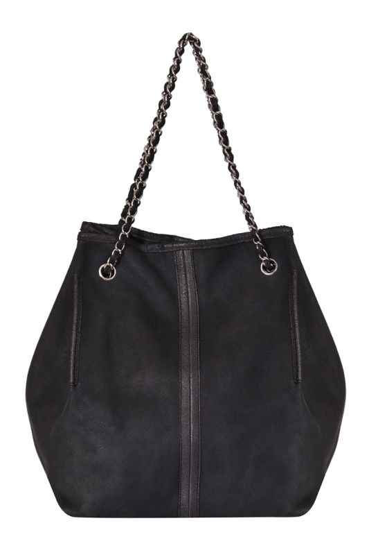 Chanel Caviar Camellia Drawstring Bucket Bag