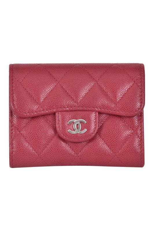 Chanel Caviar Quilted Flap Card Holder Wallet