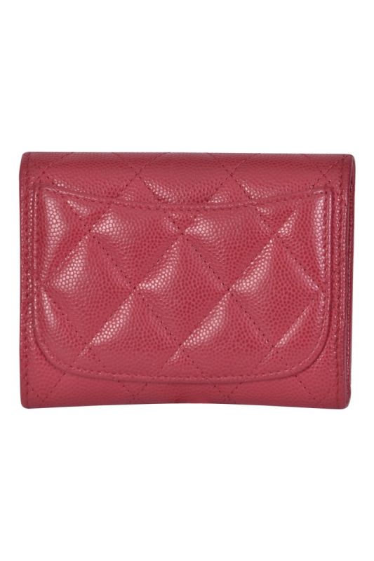 Chanel Caviar Quilted Flap Card Holder Wallet