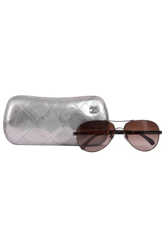 Chanel CC Aviator Sunglasses