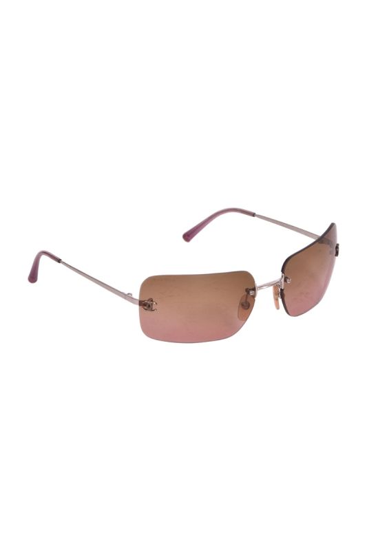 Chanel CC Aviators Rimless Sunglases