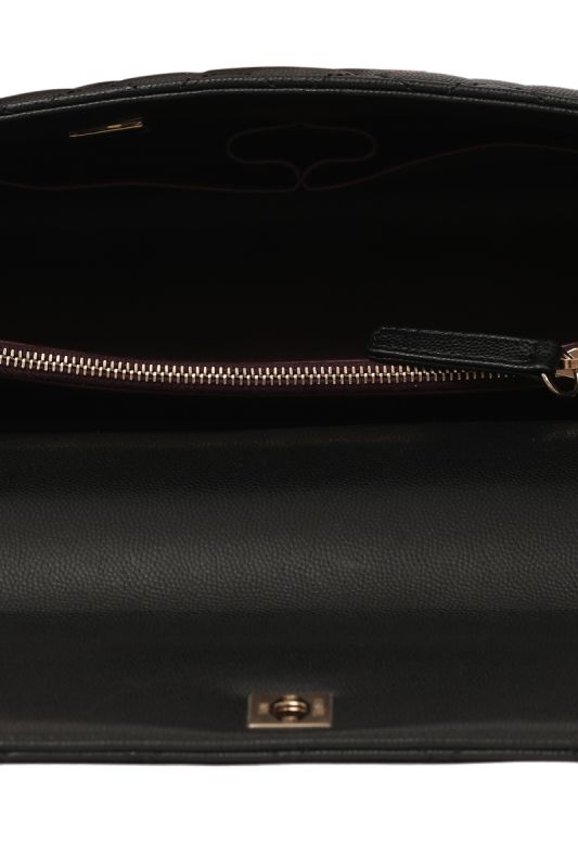 CHANEL COCO BLACK TOP HANDLE BAG