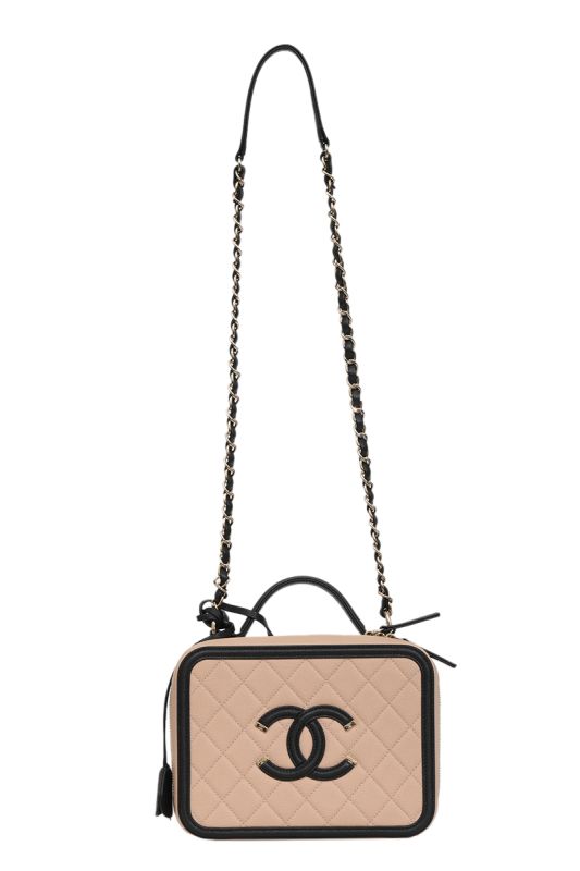 Chanel Filigree Chain Vanity Clutch