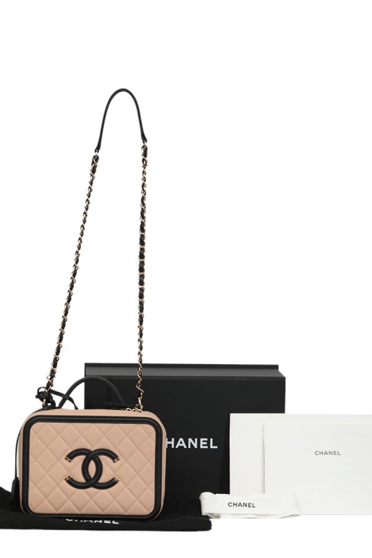 Chanel Filigree Chain Vanity Clutch