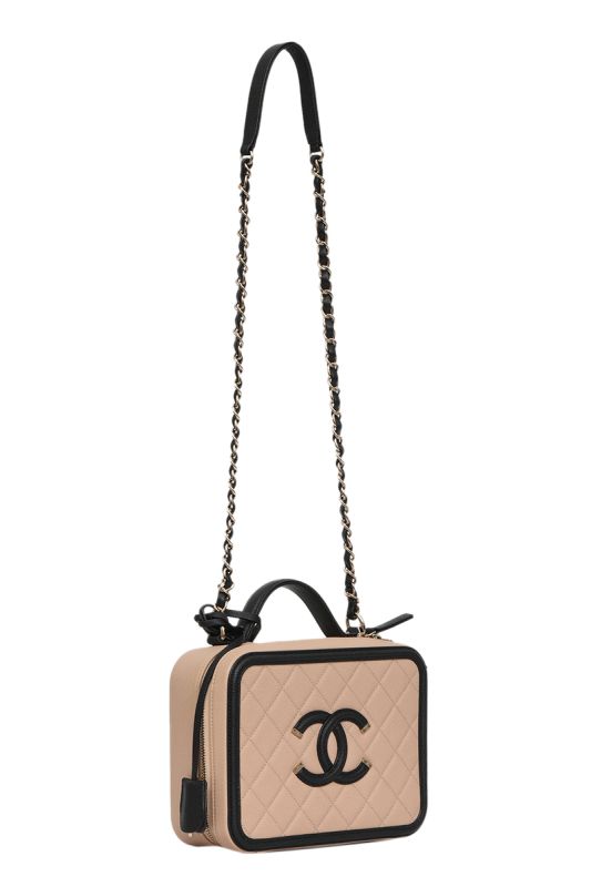Chanel Filigree Chain Vanity Clutch