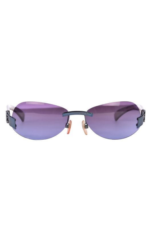 CHANEL FRAMELESS CC LOGO SUNGLASSES