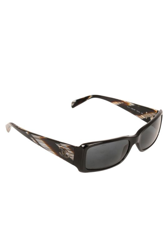 CHANEL MARBLED CC LOGO SUNGLASSES