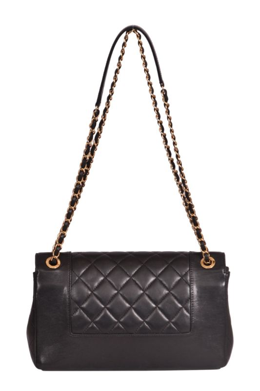 Chanel Medium Mademoiselle Black Shoulder Flap Bag