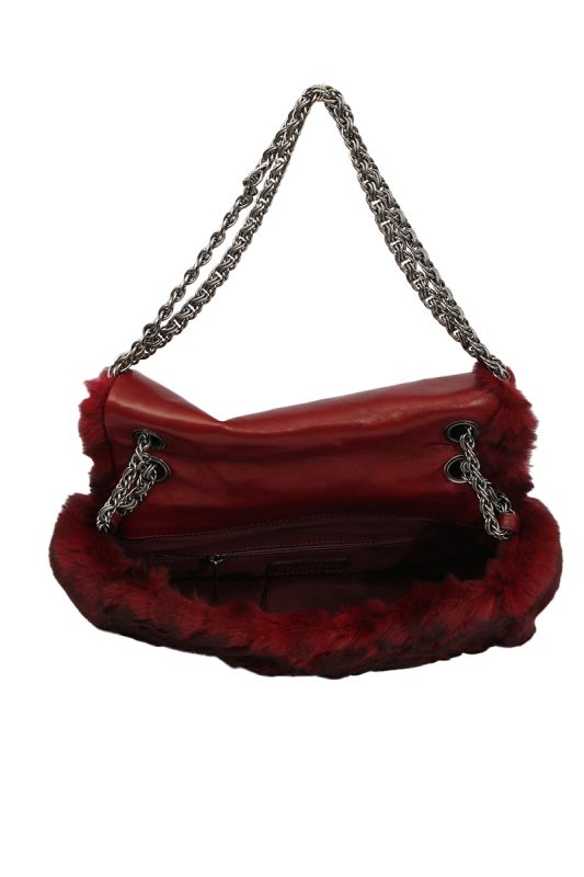 Chanel Paris Red Orylag Rabbit Handbag