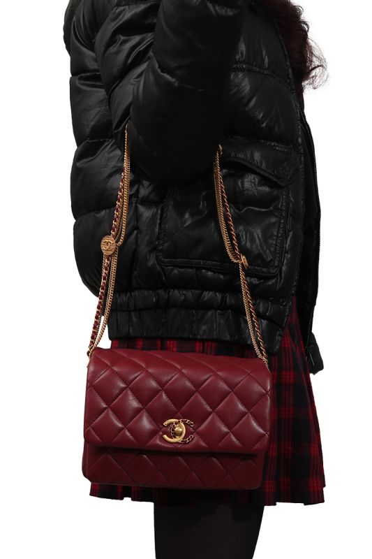 Chanel Precious Buttons Chain Flap Bag