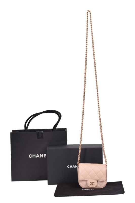Chanel Quilted Flap Mini Sling Bag