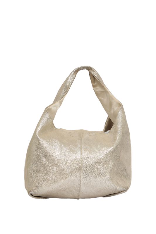 Chanel Soft Handle Metallic Silver Handbag