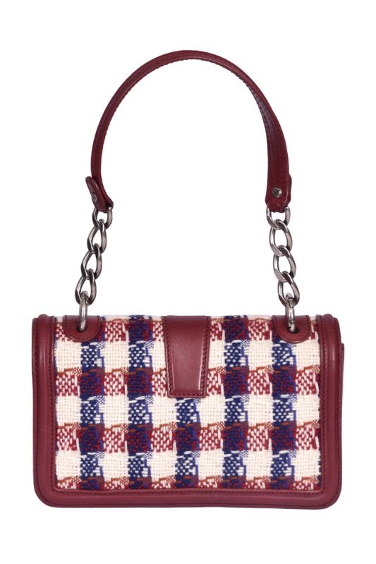 Chanel Tweed Accordian Flap Bag