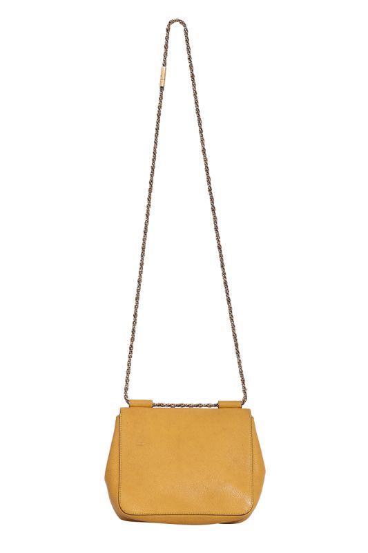 Chloe Mustard Leather Elsie Shoulder Bag