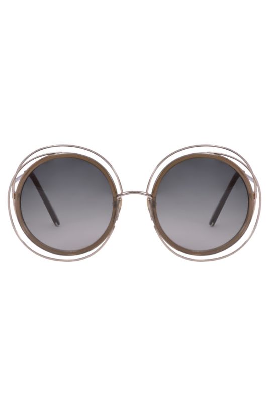 Chloe Round Frog Sunglasses