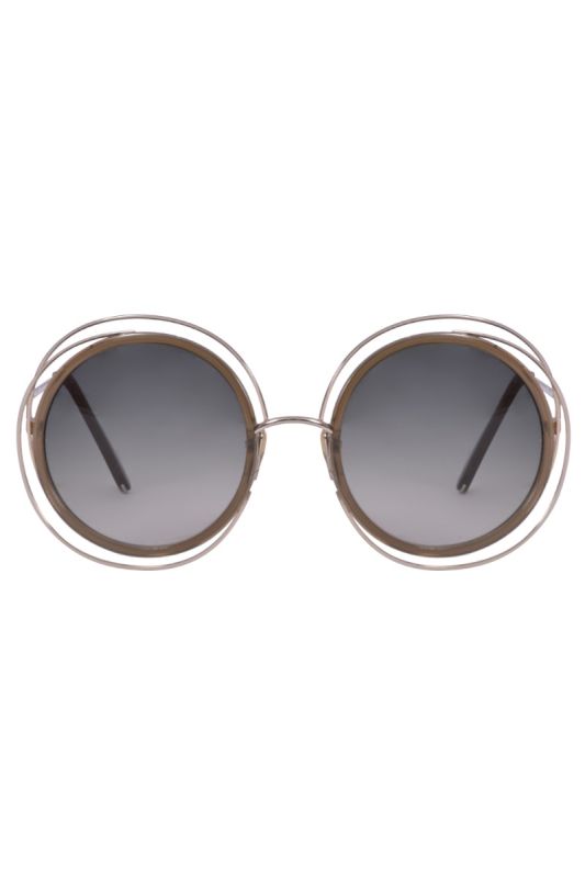 Chloe Round Frog Sunglasses