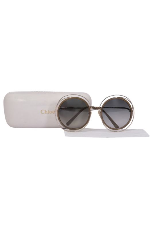 Chloe Round Frog Sunglasses