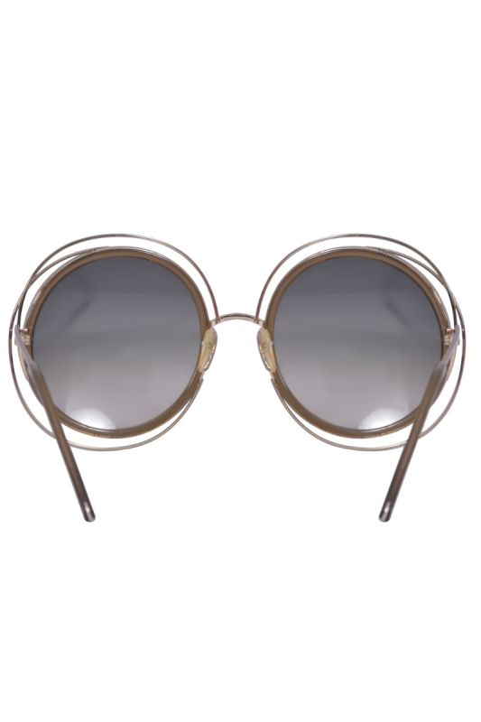 Chloe Round Frog Sunglasses