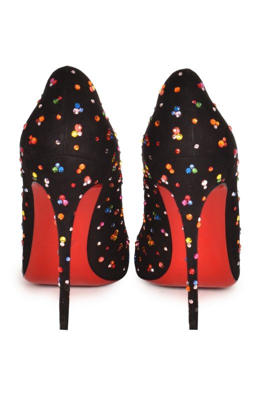 CHRISTAIN LOUBOUTIN VEAU VELOUR FOLLIES CLAIR DE LUNE 