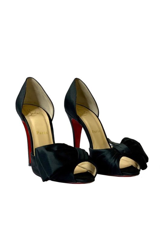 CHRISTIAN DIOR BOW T DORCET HEELS