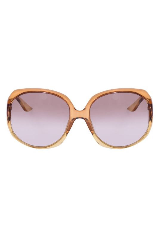 Christian Dior Brown Glossy 1 Square Sunglasses