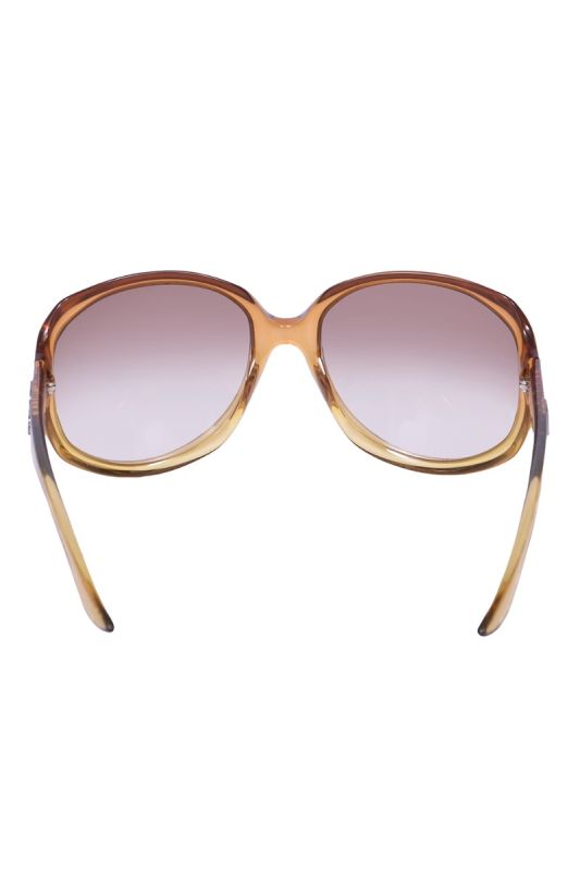 Christian Dior Brown Glossy 1 Square Sunglasses
