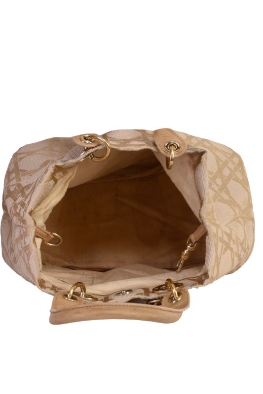 CHRISTIAN DIOR CANNAGE JACQUARD BAG