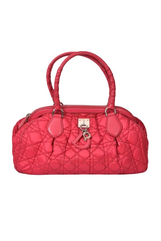 Christian Dior Cannage Nylon Charming Doctor Bag