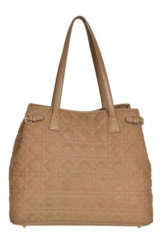 Christian Dior CannagePanarea Beige Tote Bag