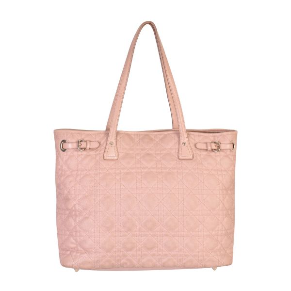 CHRISTIAN DIOR CANNAGE QUILTED PANAREA TOTE BAG