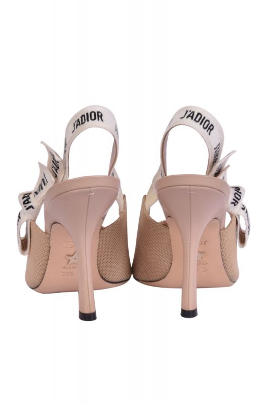 Christian Dior J’adior Slingback Nude Technical Fabric Pump