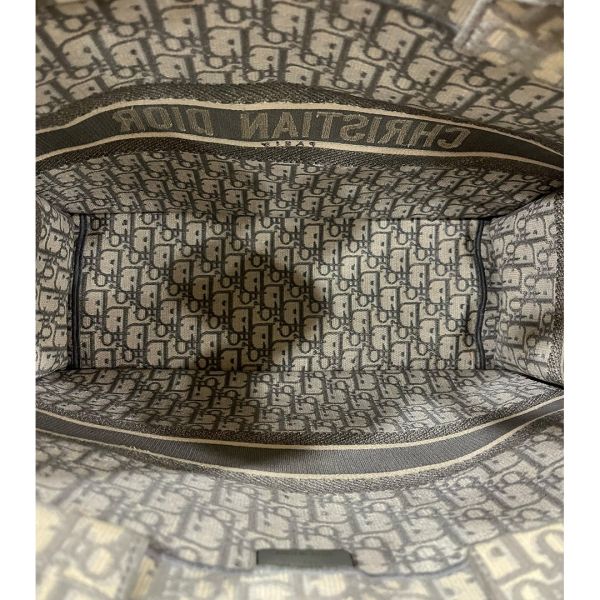 Christian Dior Large Grey Book Tote Bag
