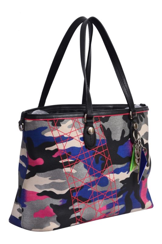 Christian Dior Medium AnselymReyle Camouflage Canvas Bag