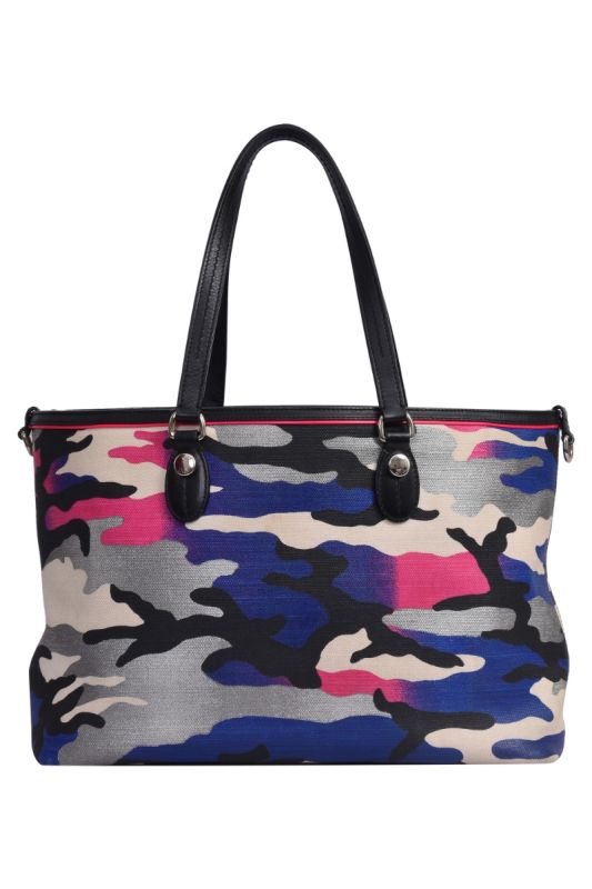 Christian Dior Medium AnselymReyle Camouflage Canvas Bag
