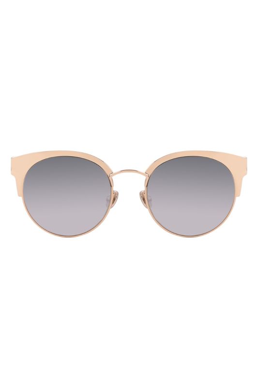 Christian Dior Mini Sup Silver Mirror Cat Eye Sunglasses