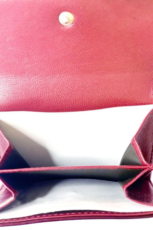 CHRISTIAN DIOR MONOGRAM PATENT LEATHER COMPACT WALLET
