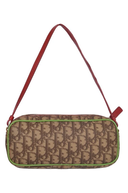 Christian Dior Multicolor Oblique Coated Canvas