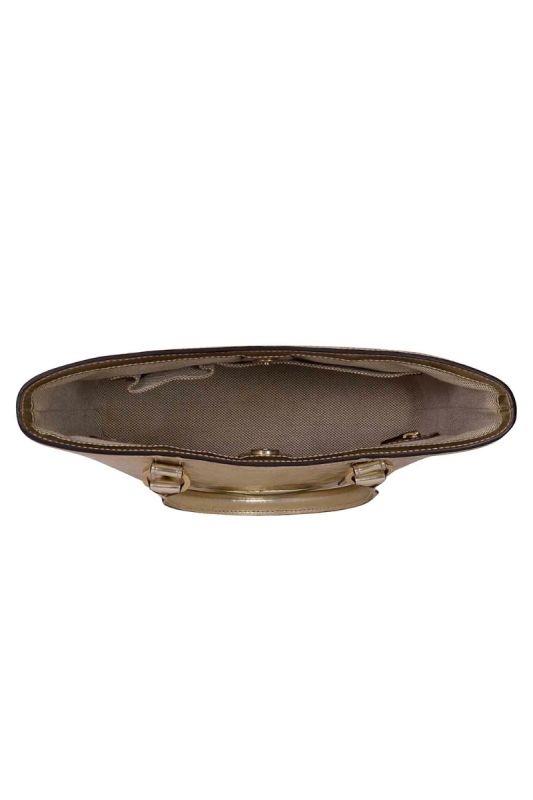 Christian Dior Oblique Metallic Gold Tote Bag