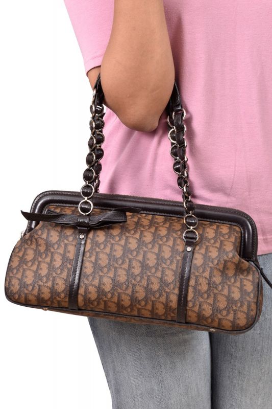 Christian Dior Oblique Trotter Romantique Shoulder Bag