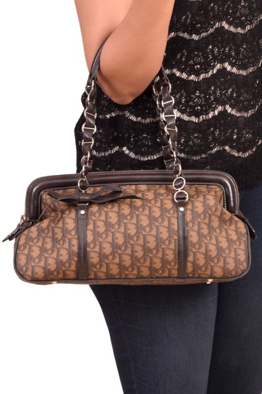 Christian Dior Oblique Trotter Shoulder Bag