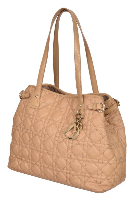 Christian Dior PanareaCannageQuilted Handbag