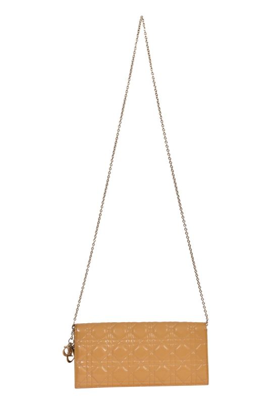 Christian Dior Patent Leather Wallet on Chain Bag
