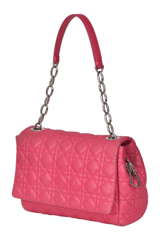 Christian Dior Quilted Leather Shoulder Bag