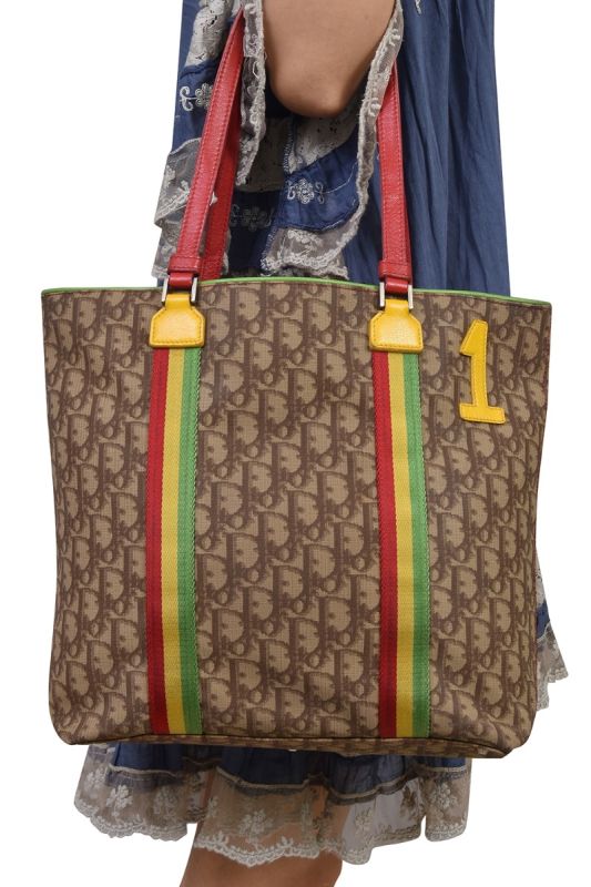 Christian Dior Rasta Trotter Tote Bag