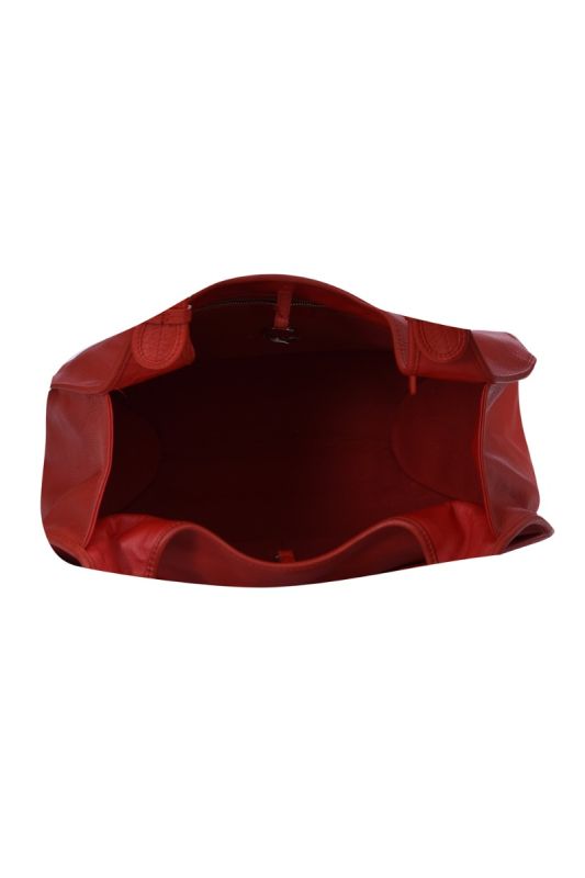 Christian Dior Red Leather Medium Hobo Bag