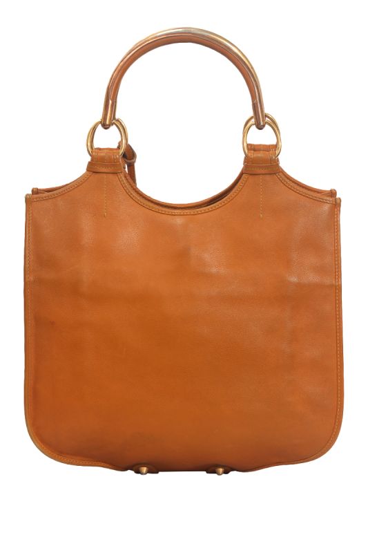 Christian Dior Tan Leather 61 Tote Bag