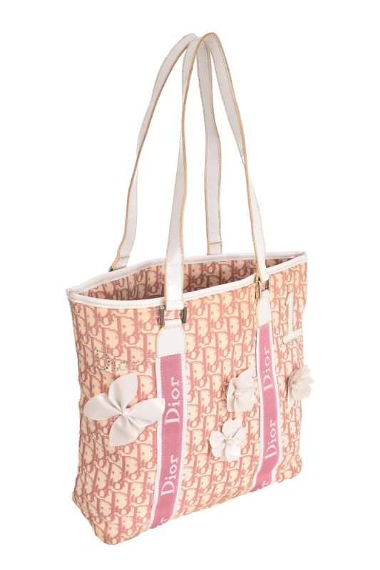 CHRISTIAN DIOR TROTTER PVC TOTE BAG