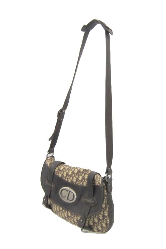 CHRISTIAN DIOR VINTAGE TROTTER MESSENGER BAG