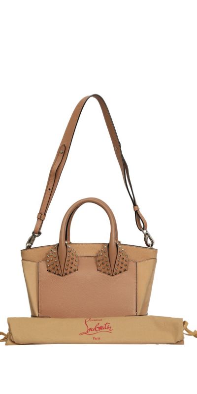 Christian Louboutin Eloise Studded Nude Tote