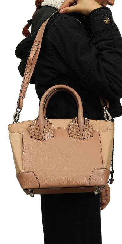 Christian Louboutin Eloise Studded Nude Tote